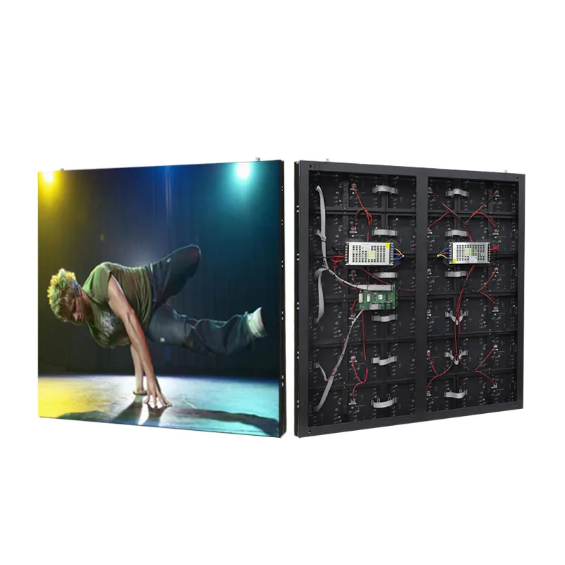 P5 Indoor Screen Iron Cabinet led display fixed walls interior hd full RGB sexy videos for stage for supermarket