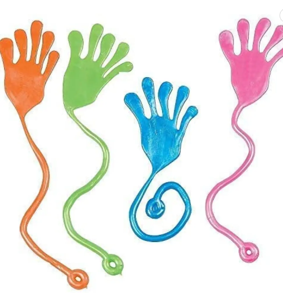 Mani appiccicose, dito appiccicoso, set di bomboniere per bambini