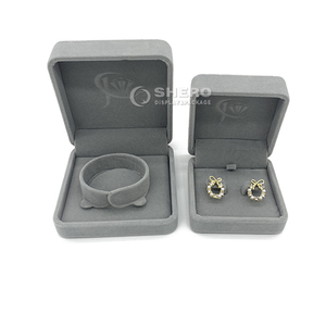 Estuche de Joyería de Terciopelo de Alta Calidad con Inserto Reemplazable para Anillos, Collares y Pendientes para Tiendas de Joyería al por Mayor - Product Image 5