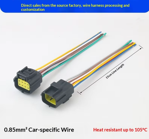 Konektor Isolasi PBT Tahan Air Seri AMP1.8 untuk Otomotif, Kabel Sambungan Steker Jantan Betina 1-16 Pin untuk Elektronik Mobil - Product Image 4