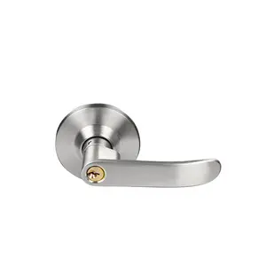 Alta Qualidade Cilíndrica Residencial Leverset Lock Set Door Handle Main Door Handle Lock Lock para o quarto do banheiro