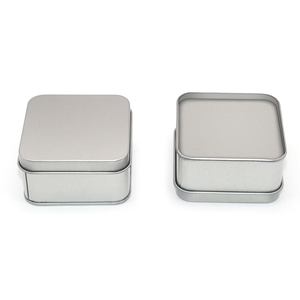 Mini tin tấm kim loại hộp phong cách mới hình vuông 50 gam khối lượng trà tin có thể đóng gói hộp thiếc tùy chỉnh - Product Image 6
