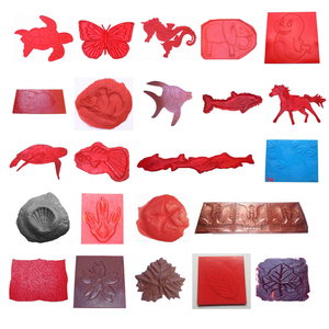 Tapis <span class=keywords><strong>de</strong></span> sol d'extérieur en polyuréthane, moulure décorative, motif bois, timbre en béton - Product Image 5