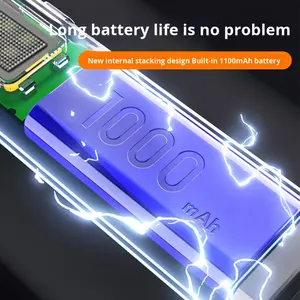 مصباح يدوي LED خارجي مقاوم للماء IP65 قابل لإعادة الشحن، ضوء قوي صغير محمول للعمل والمنزل وحالات انقطاع التيار الكهربائي والطوارئ - Product Image 5