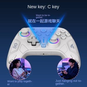 ใหม่สำหรับคอนโทรลเลอร์ไร้สาย <span class=keywords><strong>2</strong></span> ตัวสำหรับเกมแพด ปุ่ม C ควบคุมด้วยเสียง  อนาล็อกสติ๊กแบบ Hall-Effect ปรับแต่งได้ - Product Image 3