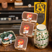 Boîte à gâteau personnalisée PET pour gâteau aux fruits et au son de dessert occidental, tiramisu, pâtisserie, vente en gros