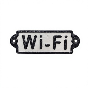 General Wifi Sign Office and Home <b>Wall</b> Plaque Metal Custom Sign Decorative Cast Iron Tin <b>Plate</b> <b>Wall</b> Signs Super Selling - Product Image 1