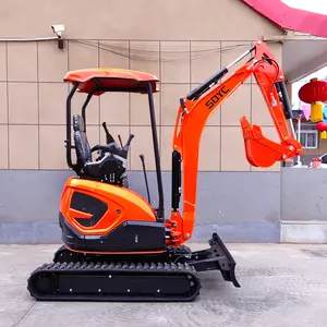 Cina fabbrica Mini escavatore 2.5 Ton EPA nuovo cingolo scavatore motore Kubota piccolo escavatore 1 ton 2 ton in vendita