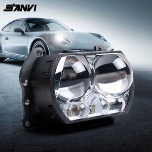 B5PRO Manufactory Wholesale Price Automotive Parts 3.0 Inch High Beam square Bi <b>Led</b> <b>Projector</b> Lens - Product Image 1