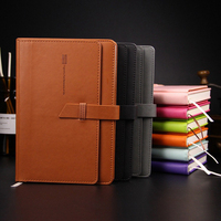 Carnet de notes personnalisé en cuir PU gaufré, format A5, 100 feuilles, nouveau design, agenda annuel professionnel
