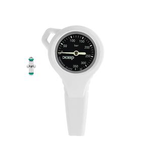 Manomètre de pression résiduelle de plongée DIDEEP avec fonction lumineuse en fibre de carbone et acier, tube haute pression pour BCD - Product Image 6