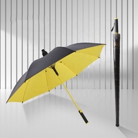 Parapluie droit promotionnel pare-soleil Double face parapluie à longue poignée avec manchon imperméable parapluie de Golf coupe-vent