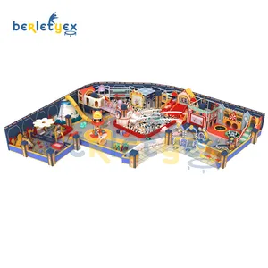 Modern Indoor Playground Games Activities Tunnels Amusement Park Rides Climbing Equipment Forts Castles And Slides For Children