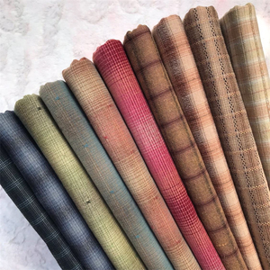 10 Màu Sắc Nhật Bản Sợi-Nhuộm Vải Sọc Làm Bằng Tay Tự Làm May Rửa Vải 100% Cotton Kiểm Tra Vải Cho Áo Sơ Mi Phù Hợp Với - Product Image 2
