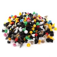 Lot de 200 attaches universelles mixtes pour voiture, clips de pare-chocs, rivets de fixation, garnitures de panneaux de porte pour tous les véhicules, intérieur de voiture
