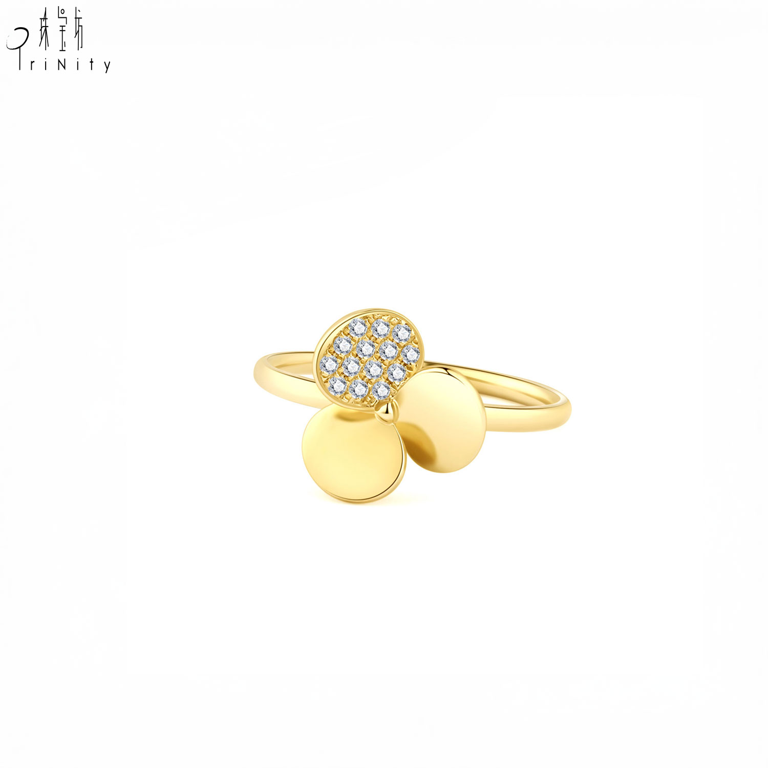 18K Yellow Gold Ring