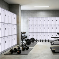 Tout nouveau casier électronique de salle de sport TOPPLA moderne en polyéthylène et ABS, étanche, durable, écologique et certifié ISO