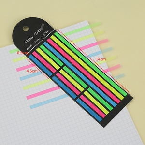 Trong suốt <span class=keywords><strong>Highlighter</strong></span> băng dài dải chỉ số Tab cờ dính Pet trang đánh dấu để làm nổi bật sách ghi chú vật tư văn phòng - Product Image 3