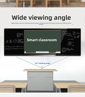 Pizarra Interactiva con Control Remoto, Pantalla Grande de 86 Pulgadas con Android 14 y 20 Puntos Táctiles para Educación Escolar