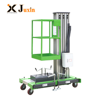 Échelle électrique CE ISO 10 mètres Échelles verticales de levage pour un homme en aluminium télescopique hydraulique