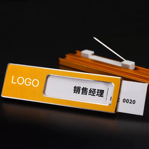 Etiquetas Personalizadas de Aluminio o Acero Inoxidable para Personal, con Nombre, Pin de Pecho y Logotipo con Diseño Personalizado, Regalos IStapromo - Product Image 5