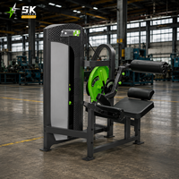 SK Commercial Pin Loaded Back Muscle Trainer Professionnel pour l'entraînement des muscles du haut du dos avec support pectoral et pile de poids