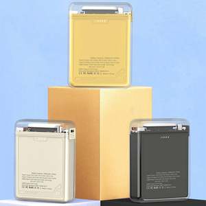 ธนาคารชาร์จไฟ PD20W โปร่งใสพร้อมไฟ LED 10000mAh ชาร์จเร็วมือถือ22.5W แบบพกพาขนาดเล็กผลิตจากโรงงาน - Product Image 3