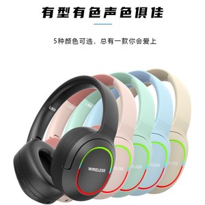 Auriculares Inalámbricos Bluetooth L800, Sobre la Oreja, con Cancelación de Ruido, Plegables, con Micrófono, Auriculares para Juegos, Carga Tipo C - Product Image 4