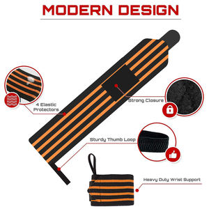 Power Wristguard Gym Elastic Hand Weights Powerlifting Lifting Straps Weightlifting Wrap Wrist Straps - Product Image 4