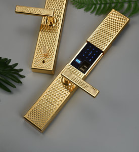 Antique Look Brass Lối Vào Cửa Thông Minh Khóa Vân Tay Kỹ Thuật Số Mật Khẩu Thẻ Đồng Giả Mạo Cổ Điển Đám Mây Cổ Điển Lưu Trữ Dữ Liệu - Product Image 4