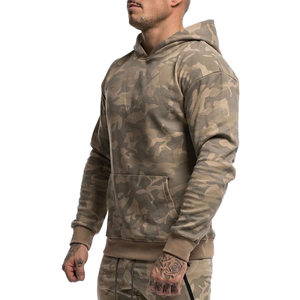 Wholesale 100% Cotton Solid Washed Winter Mens Gym Hoodie Sweatshirts Hooded <b>Jacket</b> Knitted - Product Image 1