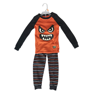 Lotes de Pijamas de Algodón de Manga Larga con Cuello Redondo para Niños, Ropa de Marca al por Mayor - Product Image 1