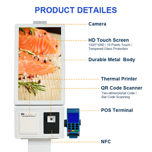 Kiosco de Autoservicio con Pantalla Táctil Android de 21.5 Pulgadas para Pedidos, Menú Digital para Restaurantes, Punto de Venta con Sistema de Pago - Product Image 1