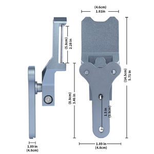 ซองปืนอลูมิเนียม SIVI สำหรับการแข่งขัน IPSC แบบปรับได้รูปตัว T ชุดอุปกรณ์ครบครันสำหรับการล่าสัตว์และยุทธวิธี - Product Image 4