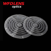 Lentilles optiques LED D226MM 60/90 degrés de haute qualité en PC transparent, 90 % de transmission pour éclairage industriel (RoHS/REACH)