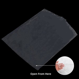 Sac de rangement de vêtement suspendu en <span class=keywords><strong>plastique</strong></span> transparent bon marché PP PE <span class=keywords><strong>Housse</strong></span> anti-poussière étanche pour l'emballage des vêtements - Product Image 5