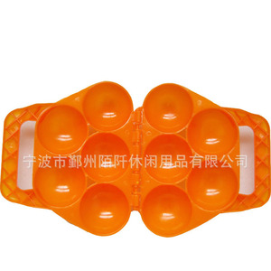 Egg <b>Storage</b> <b>Container</b> 6 Cavities Foldable Pink For <b>Kitchen</b> Use - Product Image 3