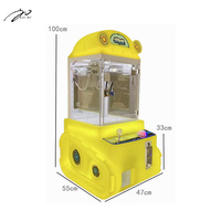 Mini machine à griffes en métal 220V, petit jeu d'arcade, distributeur automatique, accepteurs de pièces et de billets pour les jeux à jetons fonctionnant avec des pièces de monnaie pour les enfants de plus de 6 ans
