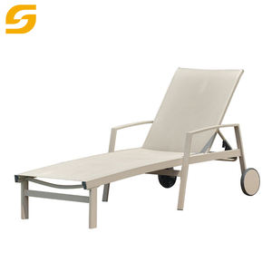 Chaise longue extérieure en aluminium, cour, jardin, villa, chaise inclinable au bord <span class=keywords><strong>de</strong></span> <span class=keywords><strong>la</strong></span> piscine, <span class=keywords><strong>hôtel</strong></span> en plein air, <span class=keywords><strong>plage</strong></span>, chaises longues - Product Image 5