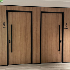 ผนังกั้นสำนักงานแบบกึ่งกระจกนิรภัยพร้อมกรอบอลูมิเนียมกันเสียง - Product Image 4