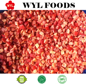 L'usine chinoise offre des bandes de poivron mélangées congelées IQF comprenant du <span class=keywords><strong>piment</strong></span> rouge doux entier Tesco prix économique du poivron - Product Image 3
