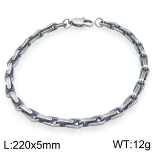 Pulsera de Cadena con Cuentas de Melón, Estilo Simple y Retro, 5mm, Personalizada, Conjunto de Pulseras para Hombre - Product Image 6