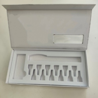 Boîte d'emballage personnalisée pour stylo à peptides 3ml 10ml avec logo, flacon premium, fermeture magnétique en carton, gaufrage et doublure en éponge
