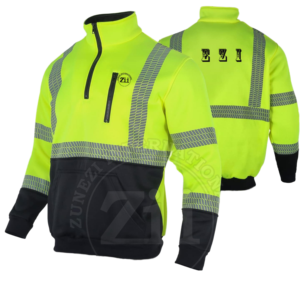 Sweat-shirt réfléchissant pour l'automne et l'hiver, vêtements de <span class=keywords><strong>chantier</strong></span>, vêtements de <span class=keywords><strong>chantier</strong></span> réfléchissants pour l'extérieur, vêtements de sécurité routière - Product Image 2