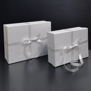 High Quality Sparkly Glitter Packaging <b>Gift</b> <b>Boxes</b> <b>Large</b> Glitter <b>Gift</b> Box Packaging Present Festival Party Custom <b>Gift</b> Box - Product Image 2
