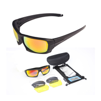 Lunettes de tir ignifuges de haute qualité lentilles renforcées épaissies résistantes aux chocs lentilles remplaçables lunettes tactiques