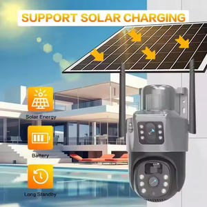 V380 Pro 4G 4K Ống Kính Kép Năng Lượng Mặt Trời Không Dây Màu Tầm Nhìn Ban Đêm Di Động Theo Dõi Điện Thoại Di Động Từ Xa Xem An Ninh Máy Ảnh - Product Image 3