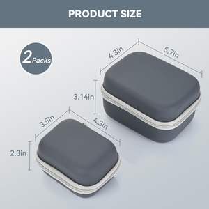 Étui pour appareil photo numérique, lot de 2 étuis pour appareil photo, petit sac de protection pour appareil photo, rangement pour appareils photo de voyage pour Lecran/pour KODAK PIXPRO/pour Canon - Product Image 6