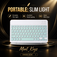Ensemble clavier et souris sans fil pour tablettes et smartphones - Conception ergonomique, livraison directe prise en charge