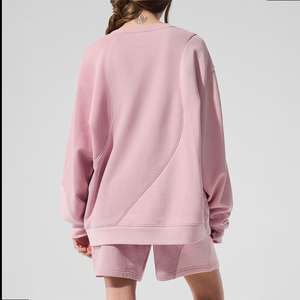 Ensemble survêtement sport personnalisé : pantalon de jogging et sweat à capuche de haute qualité, coupe oversize, avec patch brodé et motif uni - Product Image 1